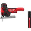 Milwaukee Kit seghetto m18 fbjs-0x + torcia compatta ir fl500