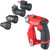 Milwaukee Trapano avvitatore con mandrini intercambiabili M12 FDDXKIT-202X FUEL