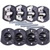 INCREWAY 4 set Divano giunto sezione connettore, collegamento staffa incastro componibile mobili connettore Pin Rimane