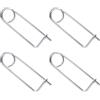 INCREWAY 4pcs perno di bloccaggio dell'albero, perno dell'accoppiatore di sicurezza del perno della serratura del filo M2* 75, perni di sicurezza della Cotter di forma della spilla d'acciaio