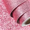 FunStick Carta da Parati Rosa Glitter 40CM×2M Adesiva per Pareti Bambini Glitterata Rosa Rivestimento Mobili Cassetti Cucina Pellicola Colorata per Plastica Cartoncino Rosa