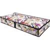 ORDINETT, Floral Beauty custodia sotto letto