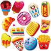 Lavatelli - Set 13 pezzi, Squishy Toys a forma di cibo, food, Regalini fine festa compleanno bambini, 8 cm, giochi, gadget, pensierini ed idee regalo per bambino e bambina, carnevale, pasqua