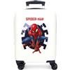 Marvel Disney Valigia per bambini rigida Chiusura a combinazione Laterale 4 ruote Bagagli a Mano è realizzato in ABS, un materiale rigido e leggero., Spiderman Attack, Valigia cabina