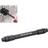 Fictory Adattatore per perno passante a sgancio rapido, Adattatore per mozzo Bici, Adattatore per mozzo per asse passante per bici da bicicletta spiedo a sgancio rapido da 12 mm a 9 mm(Nero)