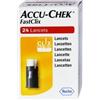 ROCHE DIABETES CARE ITALY SpA LANCETTE PUNGIDITO ACCU-CHEK FASTCLIX 24 PEZZI