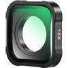 NEEWER 15X Magnification Obiettivo per GoPro Action Camera | 7-10cm Focal Distance per Macro Fotografia Close Up, per Hero 13 12 11 10 9, Not Impermeabile, LS-31