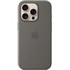 Apple Custodia MagSafe cover in silicone per iPhone 16 Pro - Grigio pietra