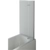 VeeBath SSF031 Pannello Doccia Pieghevole da 5 mm, in Vetro temperato di Sicurezza, 1400 x 750 mm, Finitura cromata