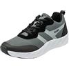 Gola Lansen 2, Scarpe da Corsa Uomo, Grigio Grigio Chiaro Nero, 43 EU