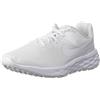 Nike Revolution 6 Next Nature, Scarpe da Corsa su Strada Donna, White/White-White, 40.5 EU