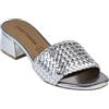 CHATTAWAK 18hjuliaargent40, Sandali con Tacco Donna, Argento, 40 EU