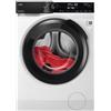 AEG LFR7304L4B - Lavatrice a carico frontale 11 kg, 1400 giri/min, installazione gratuita, funzione vapore, motore inverter, lavaggio rapido, programma igienico, display LCD XXL, bianco/nero, classe