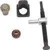 OUCRIY 2 Set Kit di Regolazione Tenditore Barra Catena Kit di Montaggio di Riparazione Tenditore Motosega in Ferro e Alluminio per CS370 CS400 CS4200ES