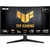 ASUS TUF Gaming VG27VQ3B Monitor Gaming Curvo da 27" pollici Full HD,180Hz ELMB SYNC, FreeSync, Tempo di Risposta 1ms, 90% DCI-P3, DisplayWidget Center, Nero