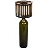 Konstsmide 7837-752 - Lampada LED a bottiglia, colore nero, per interni ed esterni, senza fili, 13 x 13 x 28 cm
