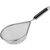 Paderno Colapasta, Colatutto, per scolare Pasta, Verdure, con Manico Lungo e Gancio, Acciaio Inox, Lavabile in Lavastoviglie, Dimensioni 22x18 cm