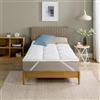 Zinus Mattress Topper, Poliestere, Bianco, 190 x 90 cm
