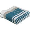 GOZZE Gözze - Telo Mare, 100% Cotone, Berlino, Motivo a Righe, 100% Cotone, 70 x 140 cm - Beige/Blu