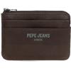 Pepe Jeans Deep Portafoglio Marrone 11 x 7 x 1,5 cm Pelle by Joumma Bags, marrone, Taglia unica, Portamonete