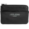 Pepe Jeans Deep Portafoglio Nero 11 x 7 x 1,5 cm Pelle by Joumma Bags, Nero, Taglia unica, Portamonete