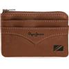 Pepe Jeans Jacket Portafoglio Marrone 11 x 7 x 1,5 cm Pelle by Joumma Bags, marrone, Taglia unica, Portamonete