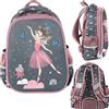 PASO PP23BA-565, Zaino per la scuola Ballet, Multicolor
