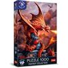 Trefl Premium Plus Quality - Puzzle Fantasy Collection: Drago di Fuoco - 1000 Pezzi, Serie di Immagini del Mondo Fantasy, Anne Stokes, per Adulti e Bambini dai 12 Anni