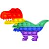 CABLEPELADO Pop it Fidget Toy | Push Pop it | Push Pop Bubble Fidget | Adatto per alleviare lo stress e l'ansia per bambini e adulti | Design Dinosauro