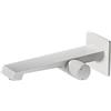 PHASAT Rubinetto per Lavabo a Muro Bianco, Set Rubinetto Muro Bagno, Monocomando Miscelatore Acqua Fredda e Cald, Miscelatore Monocomando per Lavabo da Parete PTMP12W