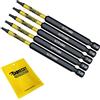 SabreCut 5 x SabreCut SCTP1089_5 89 mm T10 TX10 Torx Set di punte per cacciavite a impatto magnetico di sicurezza antimanomissione per impieghi gravosi compatibile con Dewalt Milwaukee Bosch Makita e altro