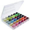 byou Bobine da Cucire,Rocchetti Bobine 36 Pezzi Colori Assortiti Filo per Cucire in Poliestere con Scatola per Macchina da Cucire Singer Babylock Janome Kenmore