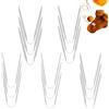 Ferri Circolari Per Maglia 11 Pezzi, Acciaio Inox Da 1,5 Mm A 5 Mm, Lunghezza 60 Cm, Professionali Per Maglioni E Cappelli - 2