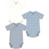 Petit Bateau A0AUW Body Nascita A Maniche Corte Bimbo 0-24 Variante 1 6 Mesi