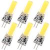 Grv G4 4 W COB 2508 DC12-24 V cabinet LED silicone Light Crystal 35 W, lampadina alogena di colore bianco freddo,6 pezzi