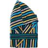 IL BOTTEGONE Accappatoio uomo spugna cinigliato fantasia cotone jacquard morbido con cappuccio - Taglia: M - Colore: Riga