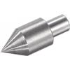 sourcing map 6mm Shank, 45 # Acciaio 10mm Dia Plum Dead Centro Ejector Pin Drill Mandrino Punta del Cono per Mini Tornio Perline Macchina
