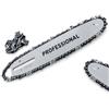 Topolenashop Lama e Barra Motosega 25 cm con 2 Catene da 40 Maglie Passo 3/8 - Kit Ricambio per Motoseghe da 25cc Compatibili, Potatura, Taglio Legno, Manutenzione e Uso Professionale Intensivo