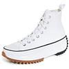 CONVERSE Run Star Hike Canvas Platform, Sneaker Uomo, Bianco, 36 EU