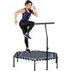 MAGIC SELECT Trampolino Elastico. Trampolino Fitness per Saltare con Ø90cm, Silenzioso. Installazione Semplice,Ottagonale per Adulti,Bambini. Interni ed Esterni con Braccioli in Schiuma Regolabili.