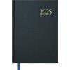 Dohe - Agenda 2025 portoghese - Giorno per pagina, formato A5 (14 x 20 cm), 12 mesi da gennaio a dicembre, copertina rigida, pianificatore annuale, forniture per ufficio - ALGARVE nero