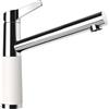 SCHOCK Rubinetto da cucina SC-510 Polaris - Rubinetto a bassa pressione CRISTADUR con scarico fisso e attacchi standard
