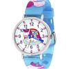 Kiddus Orologio Educativo per Bambino e Bambina dai 5 ai 10 Anni, Impermeabile 5ATM, Orologio Analogico Didattico per Imparare l'Ora, Movimento Giapponese