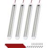 Bonlux 12v Luci abitacolo auto per Interni, 120 LED Barra luminosa, Barra Lampada Illuminazione per Furgone Barca Camper Cucina con interruttore, 6000K 1200LM, 4 Pack