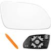 Laitejituan Vetro a Specchio Sostituzione per Skoda Oktavia (1Z3/1Z5) 2004-2008 / VW Polo 9N 2005-2009 Specchio Esterno Regolabile Adatto Lente di Retromarcia Specchio di Vetro di Retromarcia (Destro)