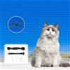 Kfonla Rete Gatti Balcone, 8x3 M, Rete Gatti Finestra con Chiodi e Puntate Adesive, Rete Gatti Rinforzata con Filo d'Acciaio Senza Trapano, Rete Protezione Gatti per Balconi, Terrazzi, Finestre