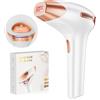 QOWRKRQ 21J Epilatore Luce Pulsata Laser, 3 In 1 HR/SC/RA Efficiente Epilatore Laser, 9 Livelli di Energia, 999.900 Flashes per Depilatore Corpo Donna, uomo, Viso, Ascelle, Gambe