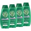 Schauma Shampoo volumetico Fresh Volume (4 x 400 ml), shampoo per capelli rinfresca e rafforza l'attaccatura dei capelli, shampoo per capelli fini e senza potere, con rosmarino