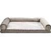 Amazon Basics Cuccia per cani e altri animali domestici, in stile divano, per salotto, in schiuma, sfoderabile, Taupe, 112 x 89 x 20 cm (L x W x H)