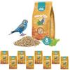 Best Friend Mangime Completo per Cocorite con Semi di Cicoria, Lattuga e Finocchio Mangime per gli uccelli con Ingredienti Naturali, Qualità 100% Made in Italy | Confezione da 8 pacchi